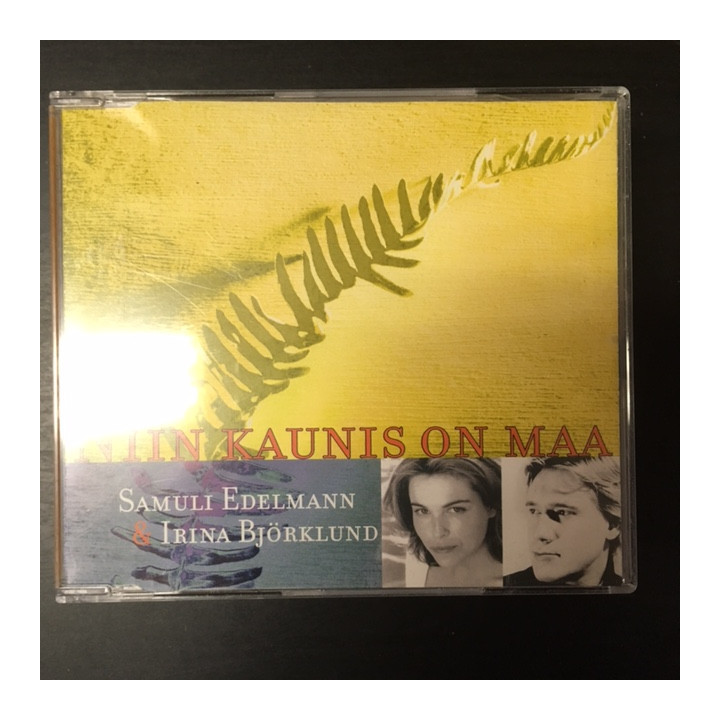 Samuli Edelmann & Irina Björklund - Niin kaunis on maa CDS (VG+/M-) -pop-