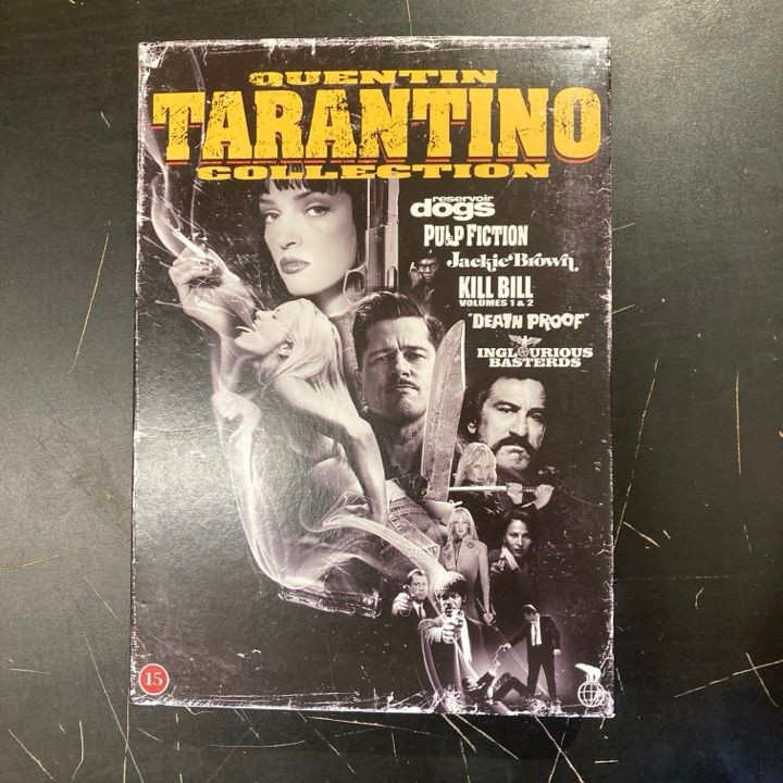 Quentin Tarantino Collection 7DVD (VG+-M-/VG+) -toiminta-