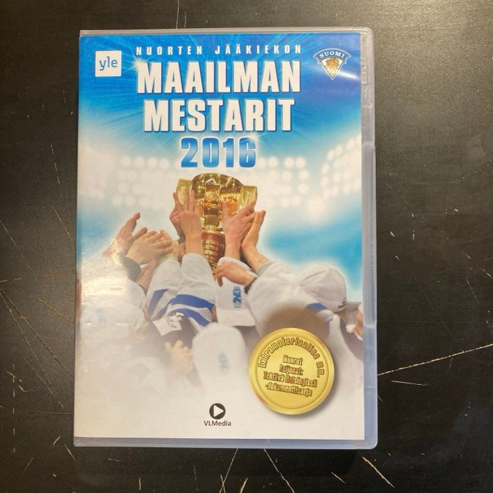 Nuorten jääkiekon maailmanmestarit 2016 DVD (VG+/M-) -dokumentti-