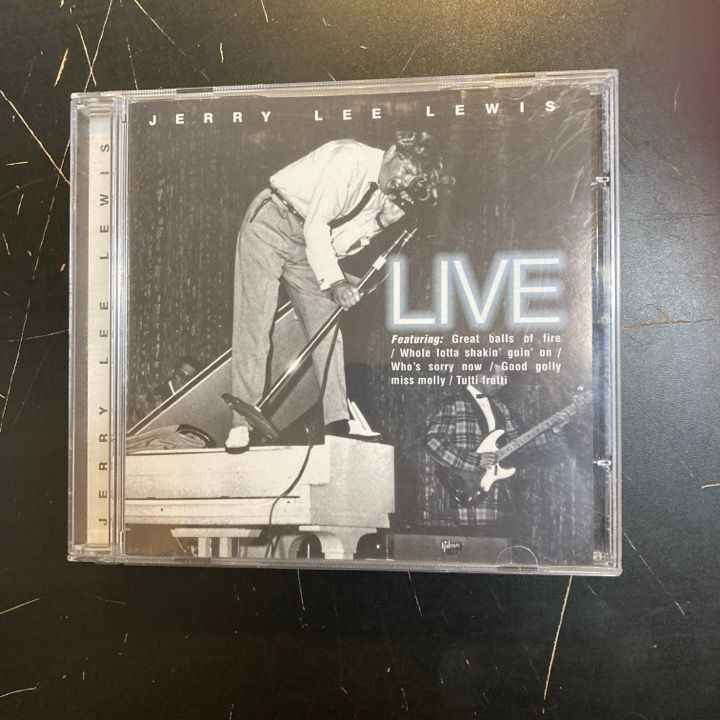 Jerry Lee Lewis - Live CD (VG+/M-) -rock n roll-