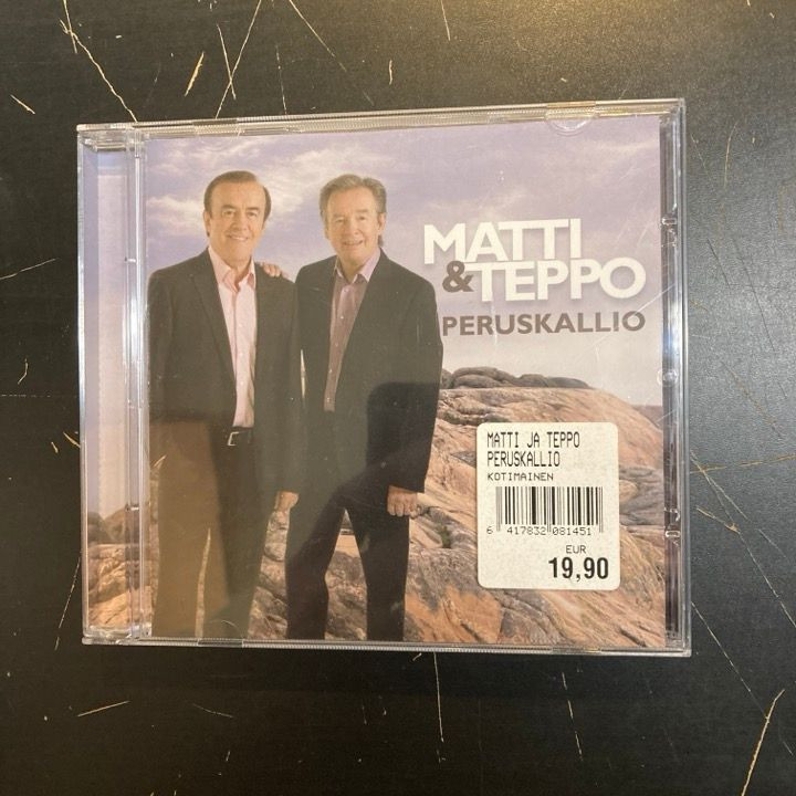 Matti ja Teppo - Peruskallio CD (VG/VG+) -iskelmä-