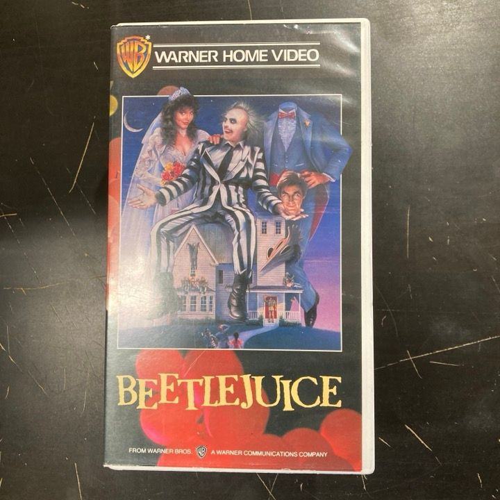 Beetlejuice VHS (VG+/M-) -komedia/fantasia-