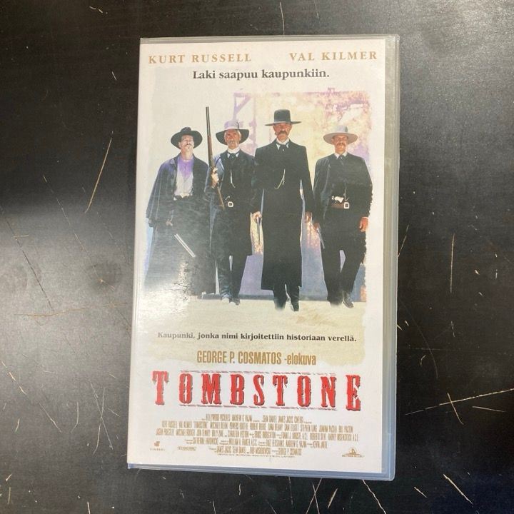 Tombstone VHS (VG+/M-) -western-