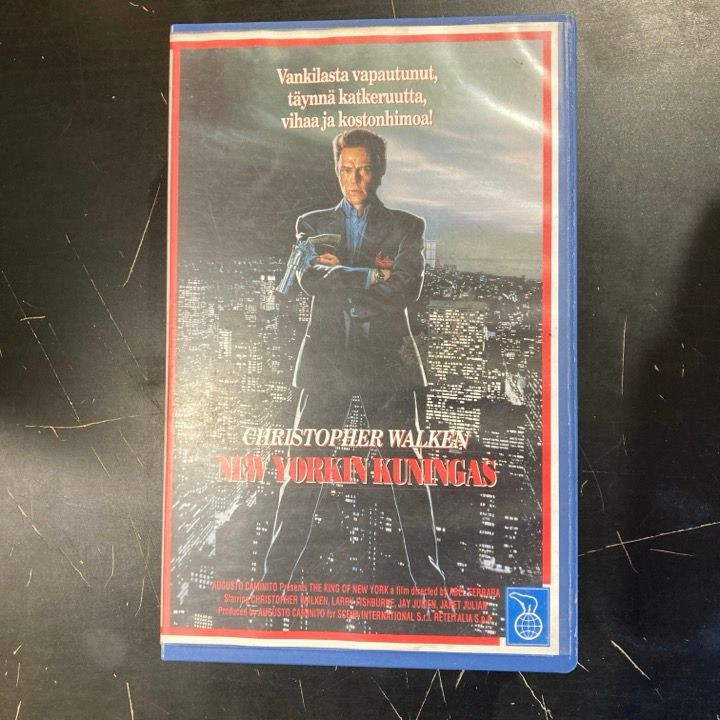 New Yorkin kuningas VHS (VG+/VG+) -jännitys-