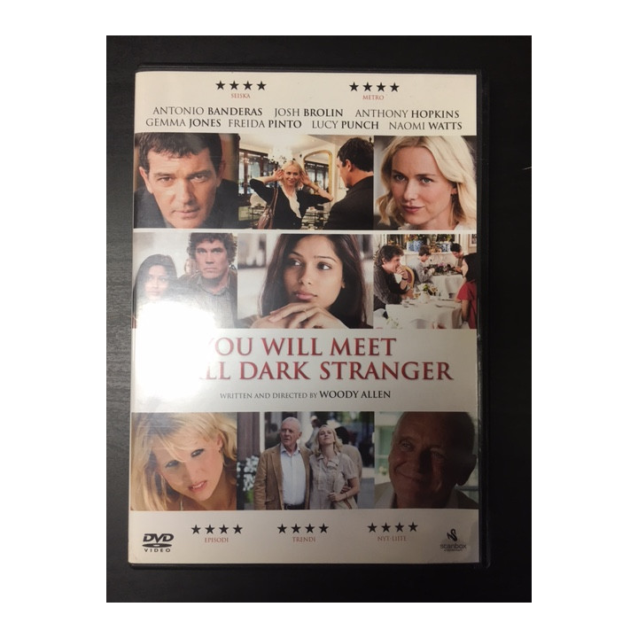 You Will Meet A Tall Dark Stranger DVD (VG+/M-) -komedia-