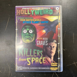 Killers From Space DVD (VG+/M-) -kauhu/sci-fi- (ei suomenkielistä tekstitystä)