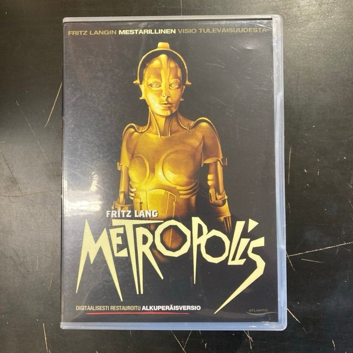 Metropolis DVD (M-/VG+) -draama/sci-fi-