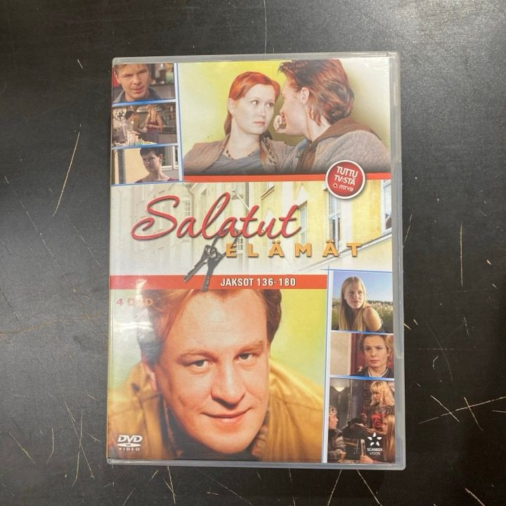 Salatut elämät 136-180 4DVD (VG+-M-/M-) -tv-sarja-