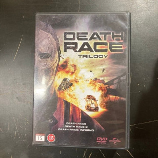 Death Race Trilogy 3DVD (M-/VG+) -toiminta/sci-fi-