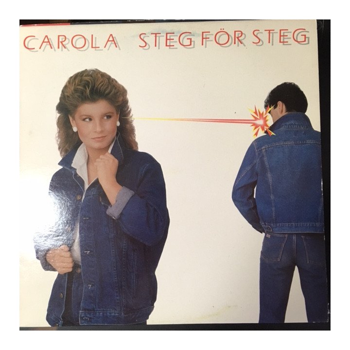 Carola - Steg för steg LP (M-/VG+) -pop-