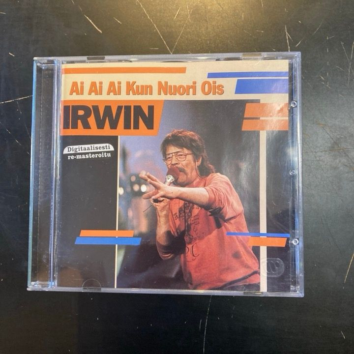 Irwin Goodman - Ai ai ai kun nuori ois (remastered) CD (VG+/VG+) -pop rock-