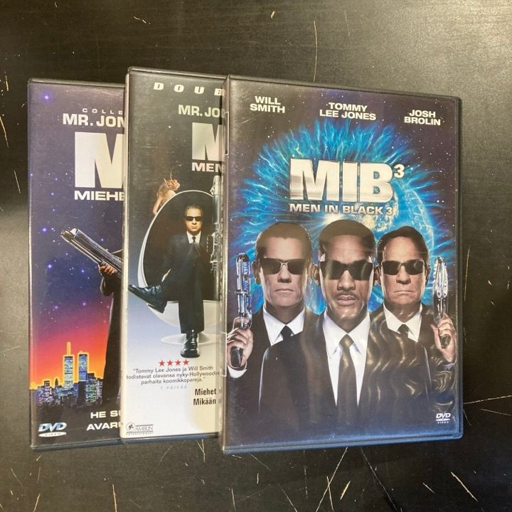 Men In Black 1-3 5DVD (M-/M-) -toiminta/komedia-