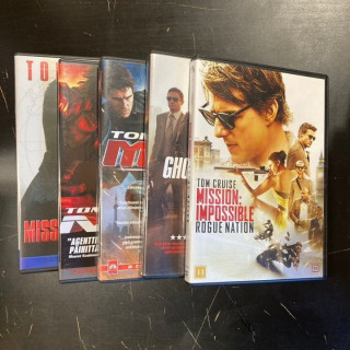 Mission Impossible 1-5 6DVD (VG+/M-) -toiminta-