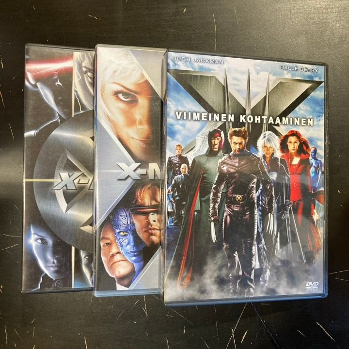 X-Men 1-3 3DVD (VG+-M-/M-) -toiminta/sci-fi-