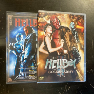 Hellboy 1-2 2DVD (VG+/M-) -toiminta/fantasia-