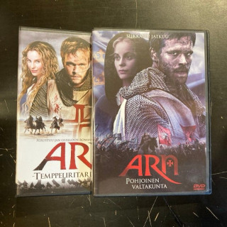 Arn - temppeliritari / Arn - pohjoinen valtakunta 2DVD (M-/M-) -seikkailu-