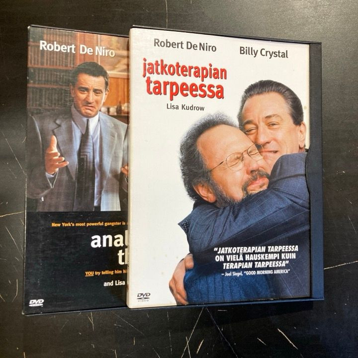 Terapian tarpeessa / Jatkoterapian tarpeessa 2DVD (VG+/VG+) -komedia-