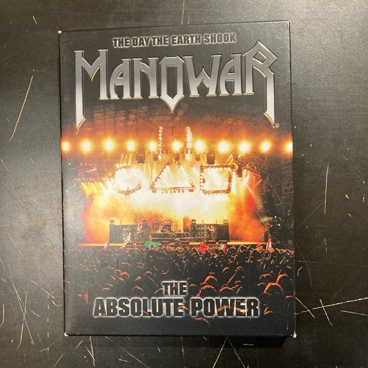 Manowar - The Day The Earth Shook (The Absolute Power) 2DVD (VG+/VG+) -heavy metal-