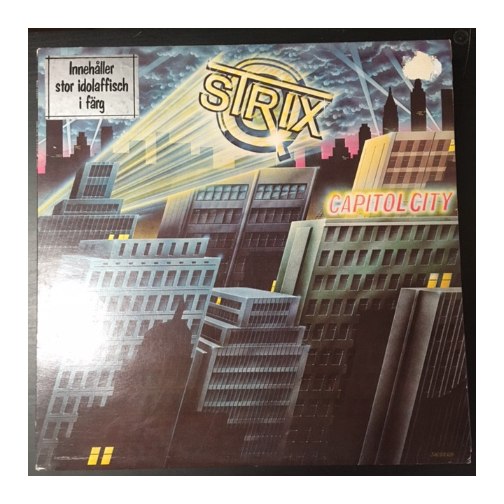 Strix Q - Capitol City LP (VG+/VG) -pop rock-