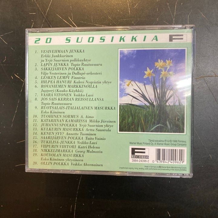 V/A - 20 suosikkia (Jenkat ja polkat) CD (M-/VG+)