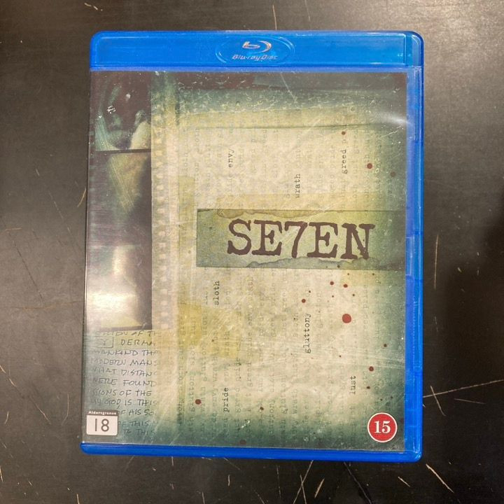 Seitsemän Blu-ray (M-/M-) -jännitys-