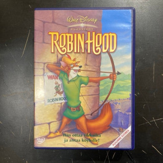 Robin Hood (1973) DVD (VG+/M-) -animaatio-