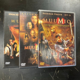 Muumio 1-3 3DVD (M-/M-) -seikkailu-