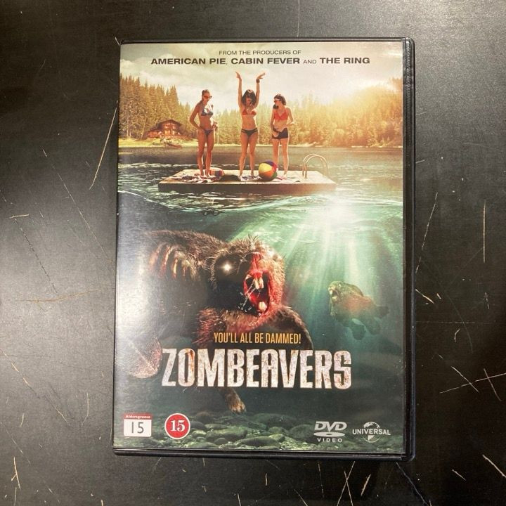 Zombeavers DVD (VG+/M-) -kauhu/komedia-