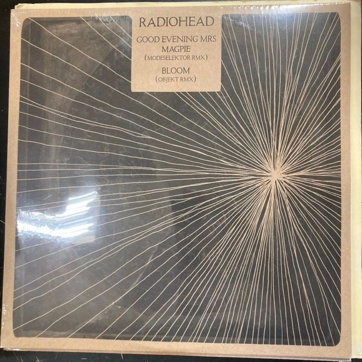 Radiohead - Good Evening Mrs Magpie (Modeselektor RMX) / Bloom (Objekt RMX) (UK/2011) 12'' SINGLE (avaamaton) -electronic-