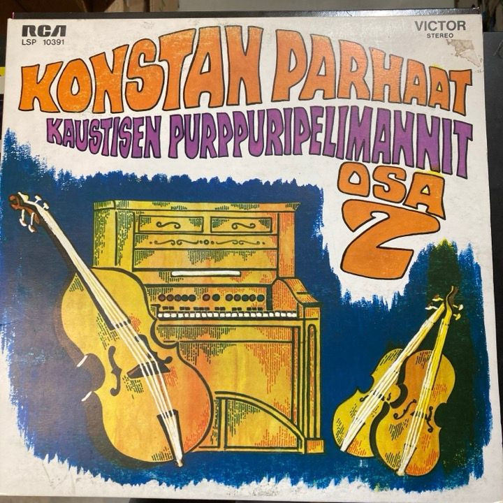 Kaustisen Purppuripelimannit - Konstan parhaat osa 2 (FIN/1972) LP (VG+/VG+) -folk-