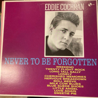 Eddie Cochran - Never To Be Forgotten (EU/2017) LP (VG-M-/VG+) -rock n roll-