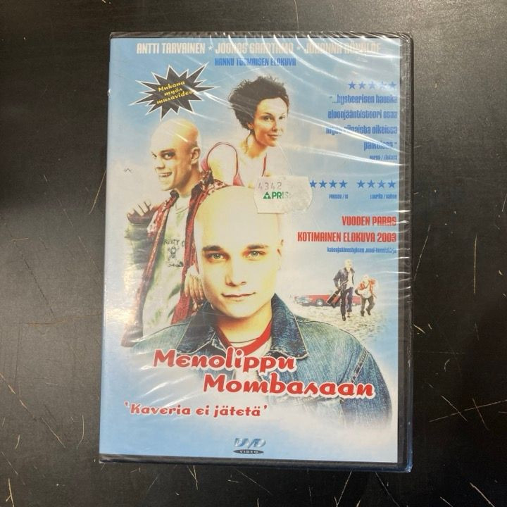 Menolippu Mombasaan DVD (avaamaton) -komedia/draama-