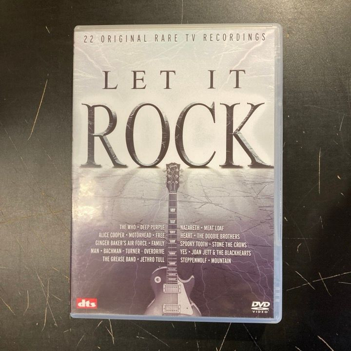 Let It Rock (22 Original Rare TV Recordings) DVD (VG+/M-) -hard rock-