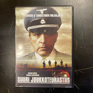 Suuri joukkoteurastus DVD (VG/M-) -draama/sota-