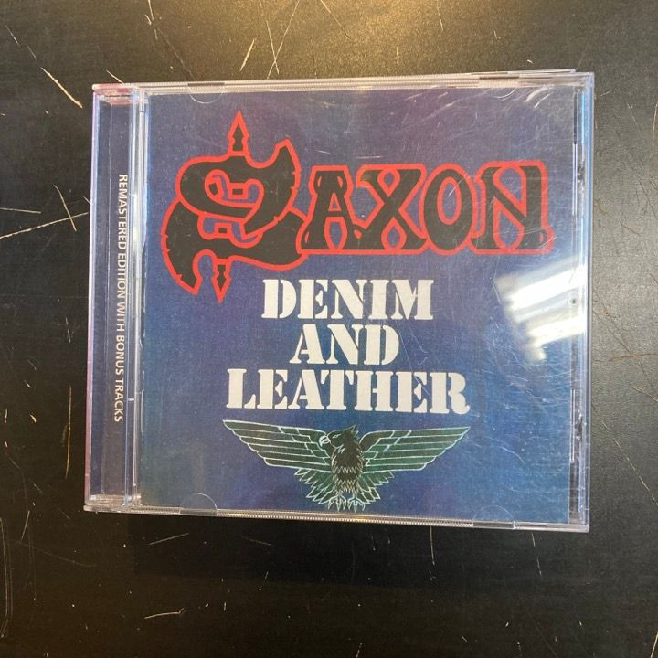 Saxon - Denim And Leather (remastered) CD (VG+/M-) -heavy metal-