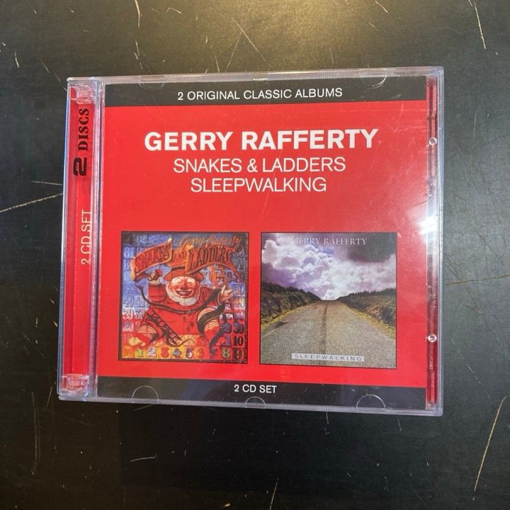 Gerry Rafferty - Snakes & Ladders / Sleepwalking 2CD (VG+/VG+) -soft rock-