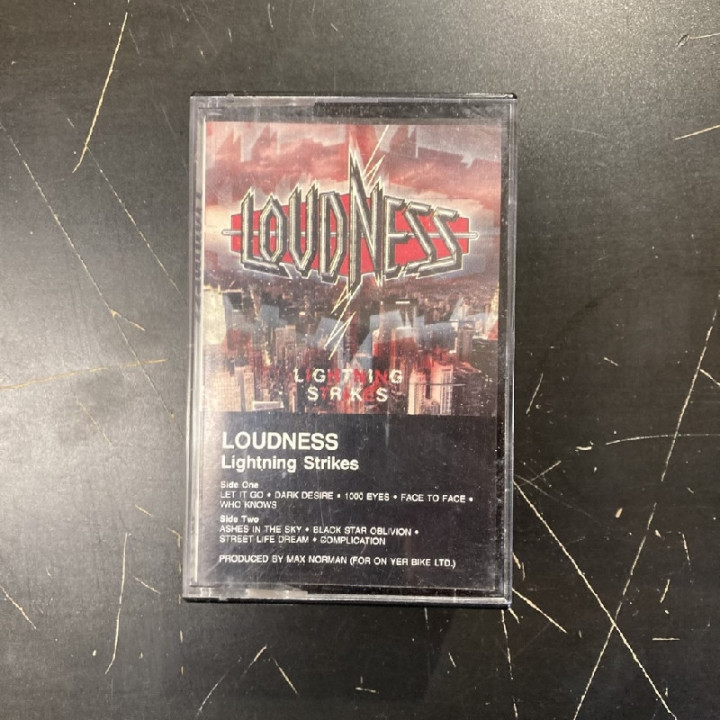 Loudness - Lightning Strikes C-kasetti (VG+/M-) -heavy metal-
