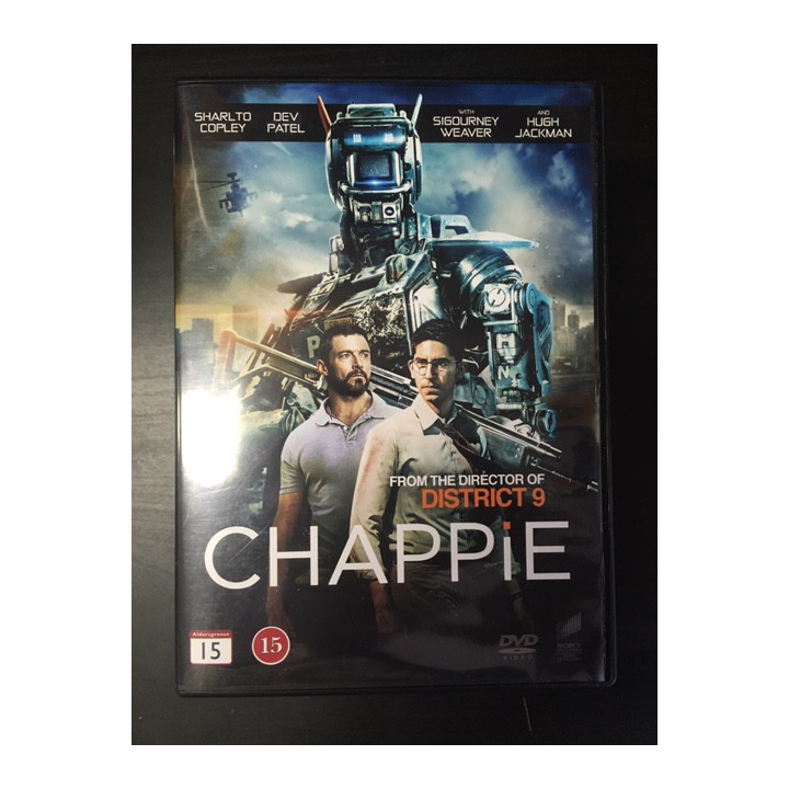 Chappie DVD (M-/M-) -toiminta/draama-