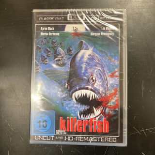 Killer Fish DVD (avaamaton) -kauhu/sci-fi- (ei suomenkielistä tekstitystä)