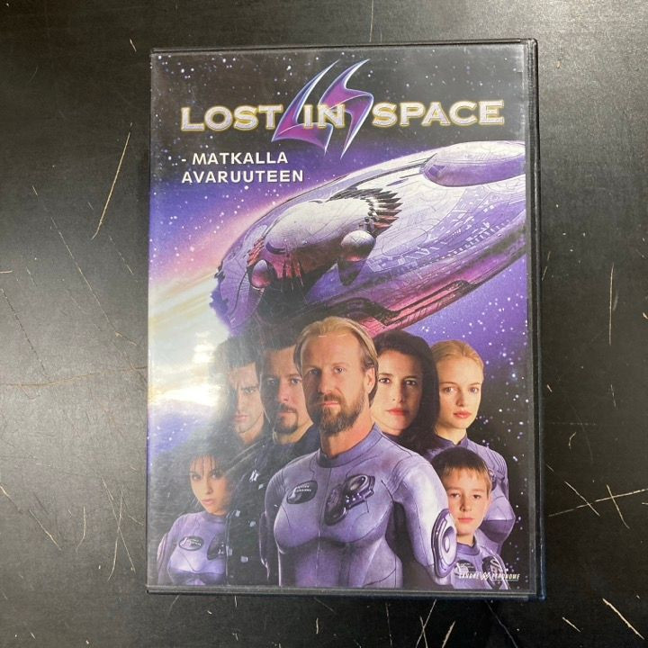 Lost In Space - matkalla avaruuteen DVD (VG+/M-) -seikkailu/sci-fi-