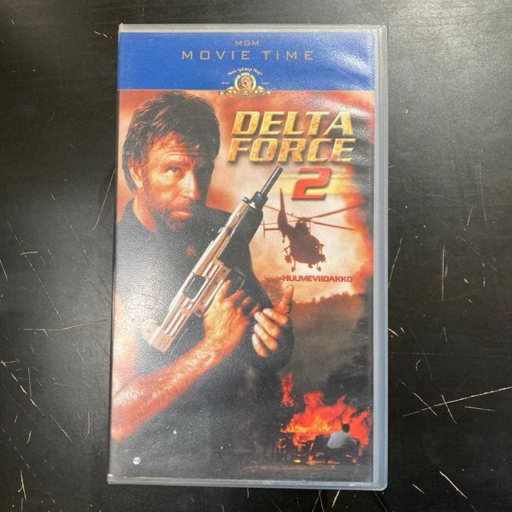 Delta Force 2 - huumeviidakko VHS (VG+/M-) -toiminta-