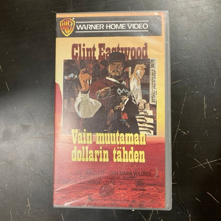 Vain muutaman dollarin tähden VHS (VG+/VG+) -western-