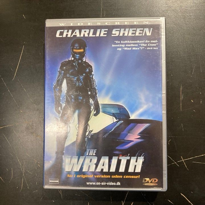 Wraith - kosto rajan takaa DVD (VG+/VG+) -toiminta/sci-fi-