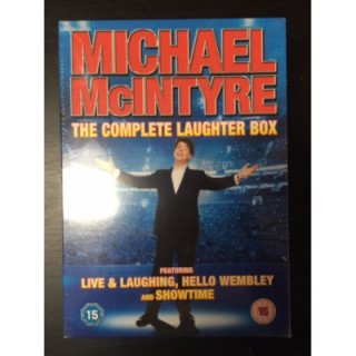Michael McIntyre - The Complete Laughter Box 3DVD (avaamaton) -komedia- (ei suomenkielistä tekstitystä)