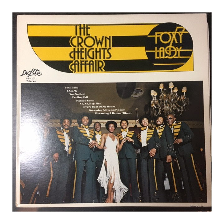 Crown Heights Affair - Foxy Lady LP (VG+-M-/VG+) -disco-