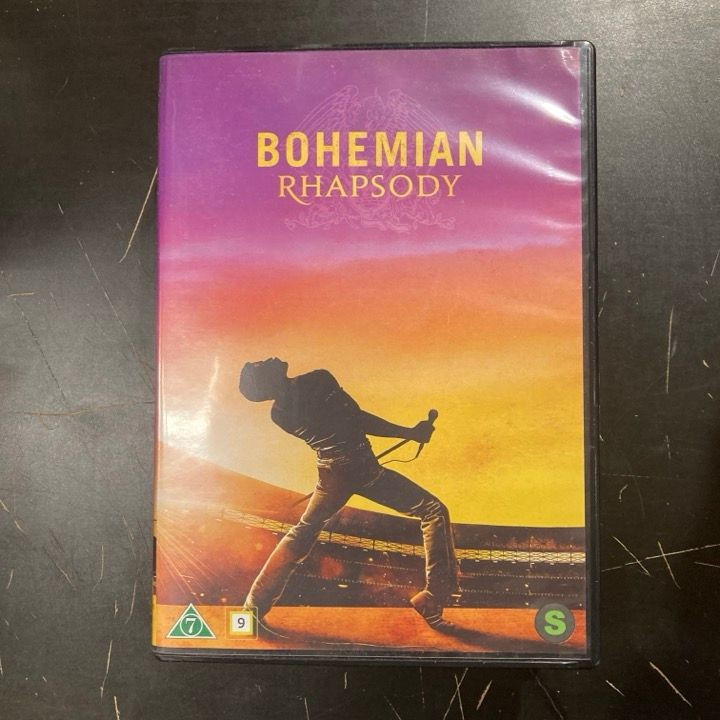 Bohemian Rhapsody DVD (VG+/M-) -draama-