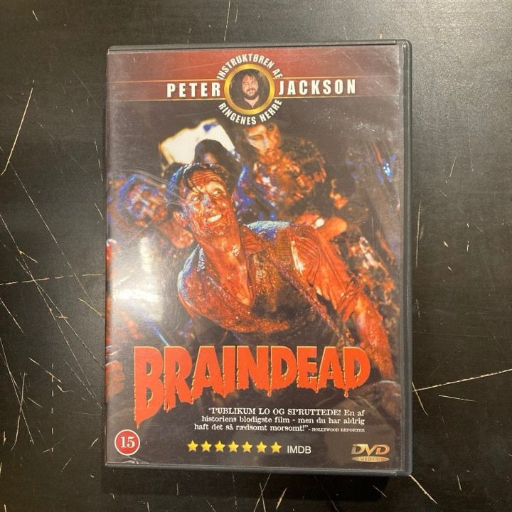 Braindead DVD (VG+/M-) -kauhu/komedia-