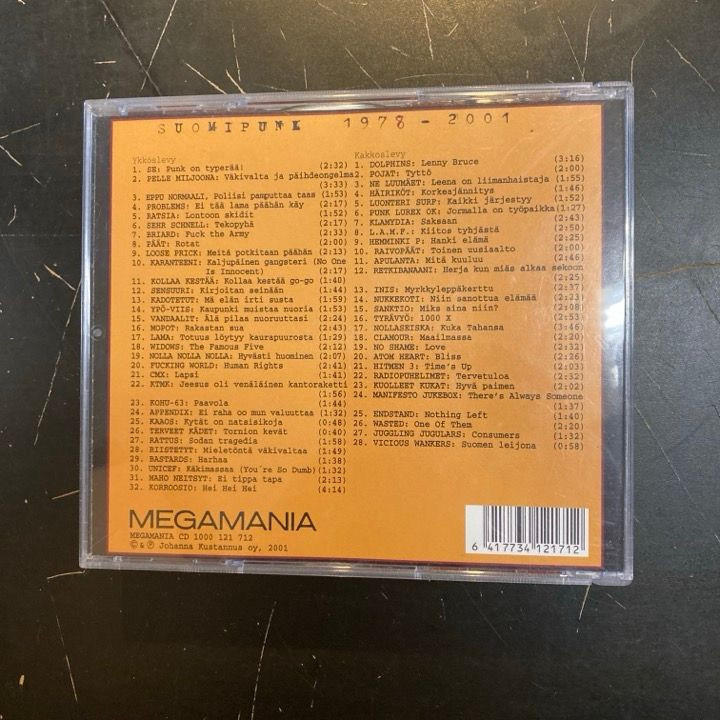 V/A - Isältä pojalle (suomipunk 1978-2001) 2CD (VG-VG+/M-)