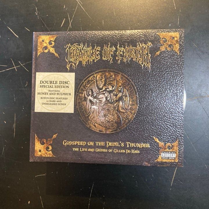 Cradle Of Filth - Godspeed On The Devil's Thunder (special edition) 2CD (VG+/M-) -black metal/death metal-