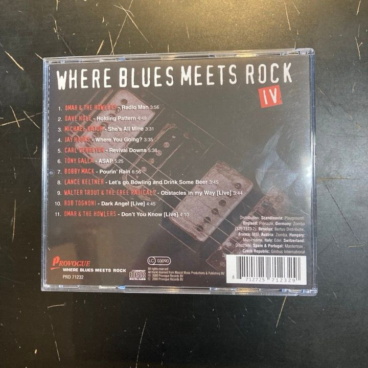 V/A - Where Blues Meets Rock IV CD (VG+/M-)